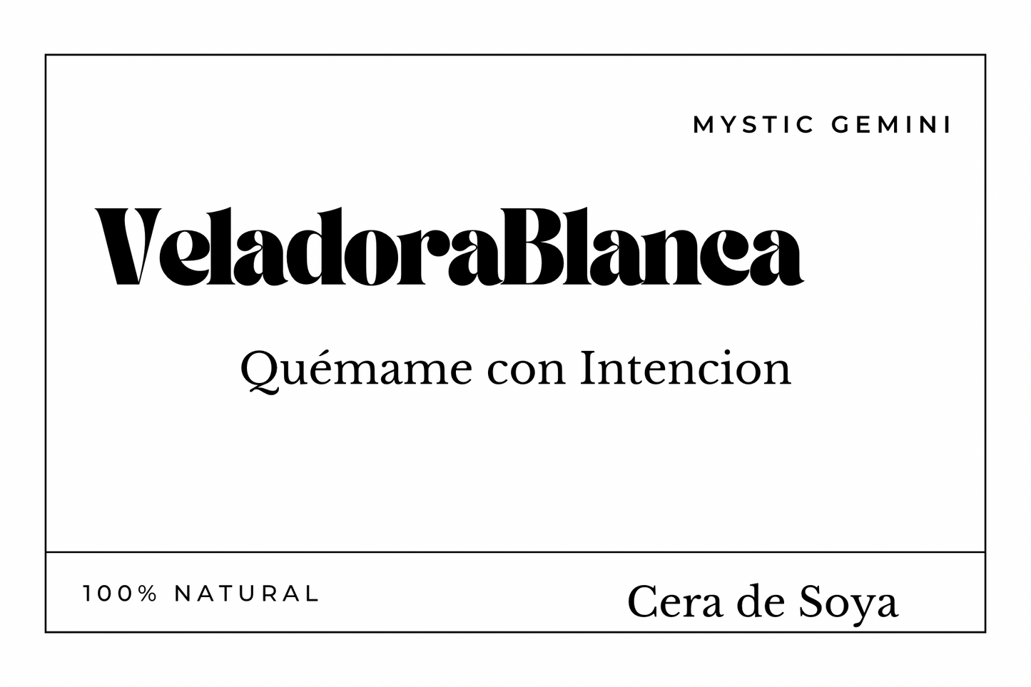 VELADORA BLANCA